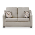 Fenton Oatmeal Soft Weave 2 Seater Sofabed with Oatmeal Scatter Cushions from Roseland Furniture
