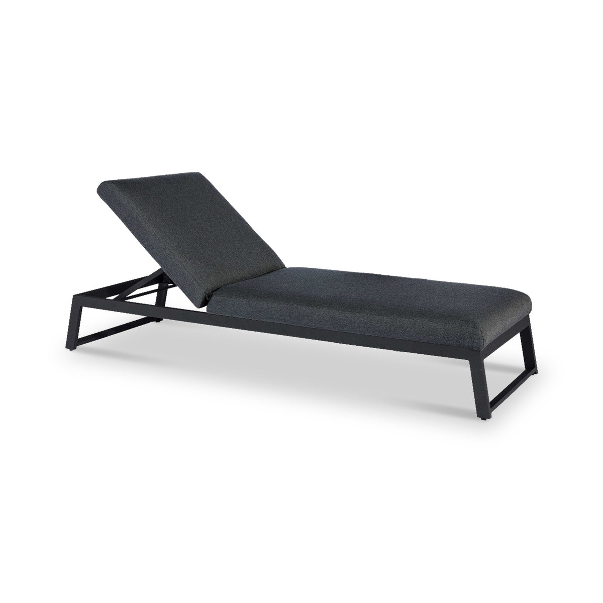 Maze Allure Charcoal Sunlounger