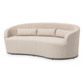 Maze Ambition Curve 3 Seater Sofa Daybed With Curved Footstool