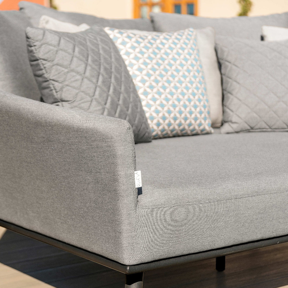 Maze Flanelle Grey Ark Outdoor Daybed Sofa