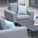 Maze Ethos Flanelle Grey 2 Seat Outdoor Sofa Set