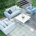 Maze Ethos Lead Chine 2 Seat Outdoor Sofa Set from Roseland Furniture