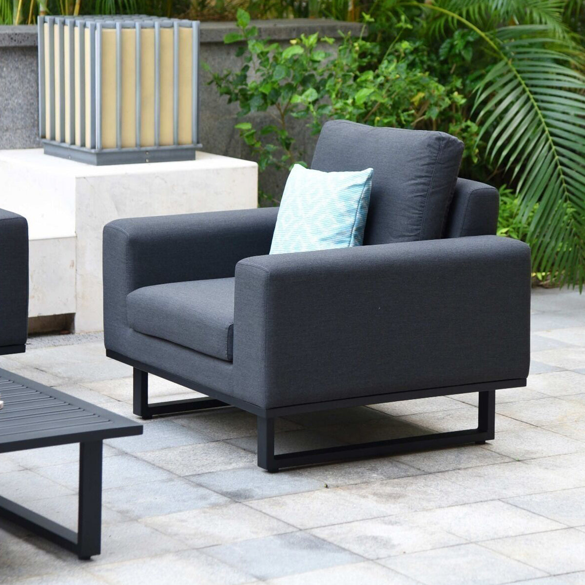 Maze Ethos Charcoal 2 Seat Outdoor Sofa Set from Roseland Furniture