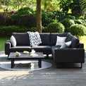 Maze Ethos Charcoal Outdoor Corner Sofa Group