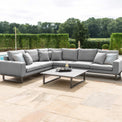 Maze Ethos Flanelle Grey Large Outdoor Corner Sofa Group from Roseland Furniture