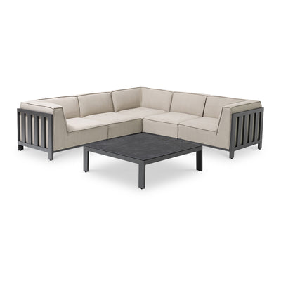 Maze Ibiza Small Corner Sofa Set With Square Table