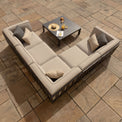 Maze Ibiza Small Outdoor Corner Sofa Set With Square Table