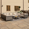 Maze Ibiza U Shape Outdoor Sofa Set With Square Table from Roseland Furniture