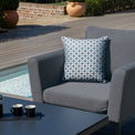 Maze Pulse Flannelle 3 Seat Sofa Outdoor Dining Set with Rising Table