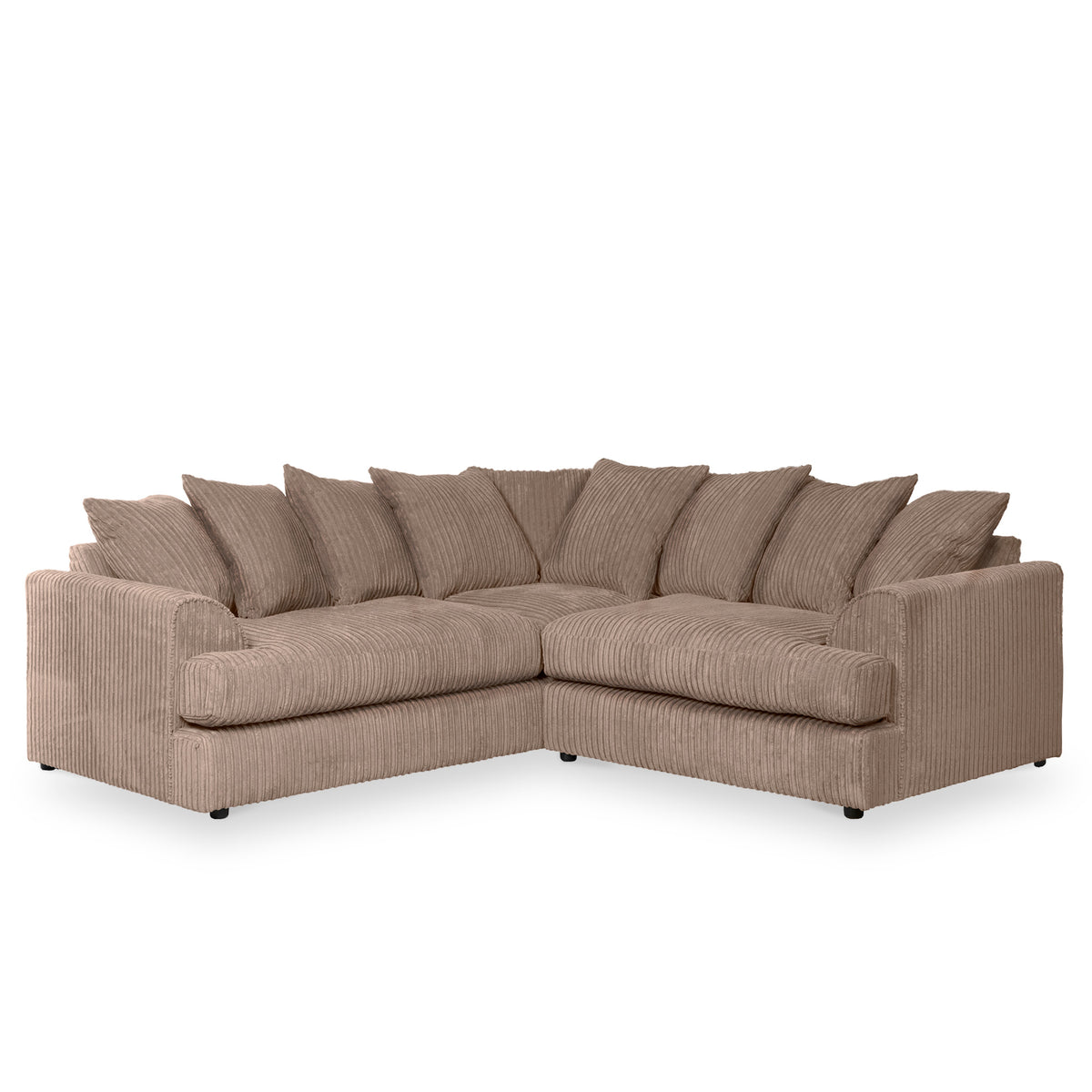 Bletchley Coffee Jumbo Cord Corner Sofa from Roseland Furniture