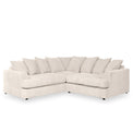 Bletchley Cream Jumbo Cord Corner Sofa from Roseland Furniture