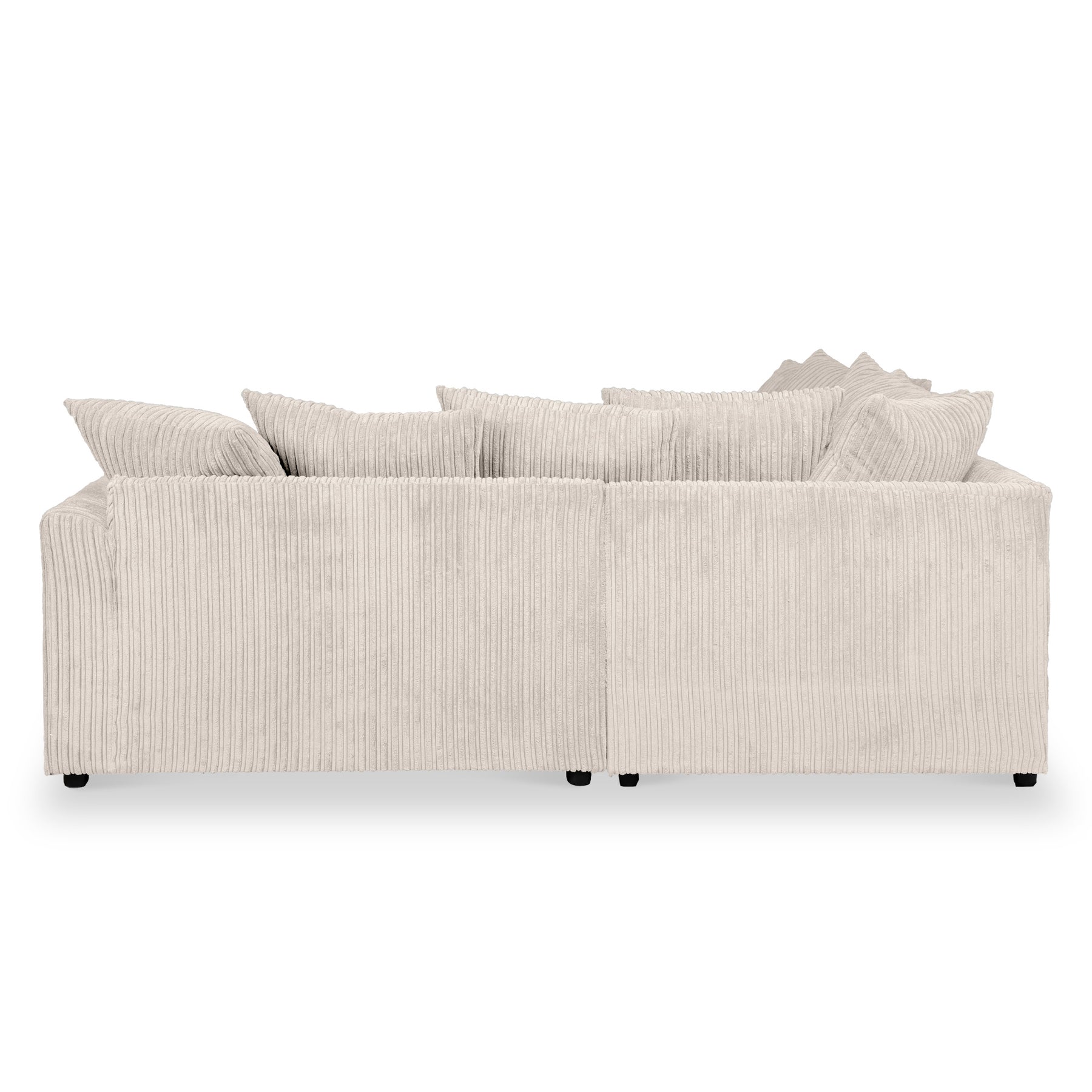 Bletchley Cream Jumbo Cord Corner Sofa