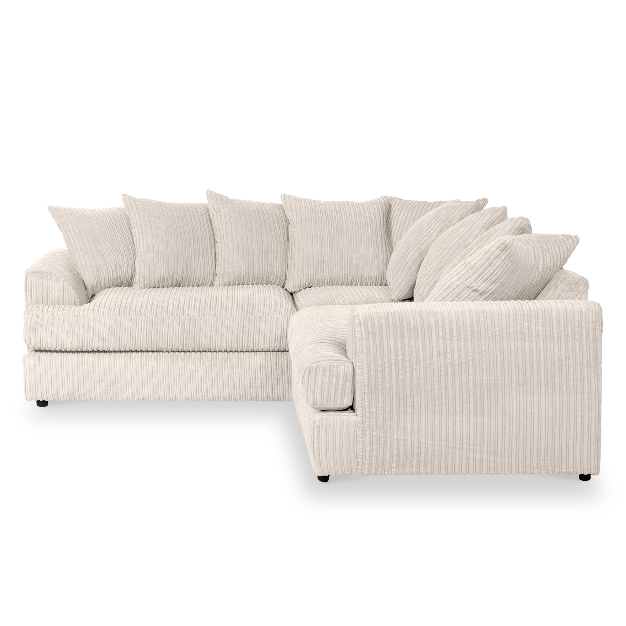 Bletchley Pillow Back Jumbo Cord Corner Sofa Roseland Roseland