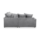 Hudson-corner-sofa-charcoal-cushions-pewter from Roseland Furniture