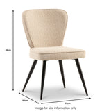 Alva-Soft-Boucle-Dining-Chair-Linen from Roseland Furniture