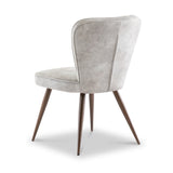 Alva-Soft-Velvet-Dining-Chair-Pearl from Roseland Furniture