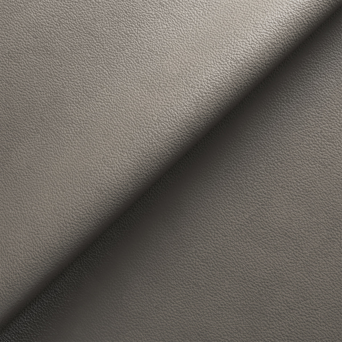 Edison Leather Storage Footstool Stone Grey from Roseland Furniture
