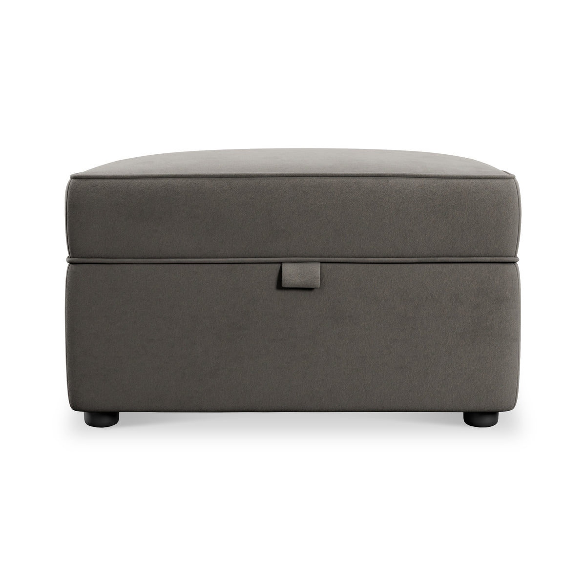 Edison Storage Footstool Asphalt Dims from Roseland Furniture