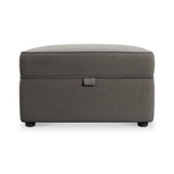 Edison Storage Footstool Asphalt Dims from Roseland Furniture