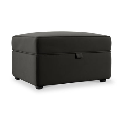 Edison Velvet Storage Footstool