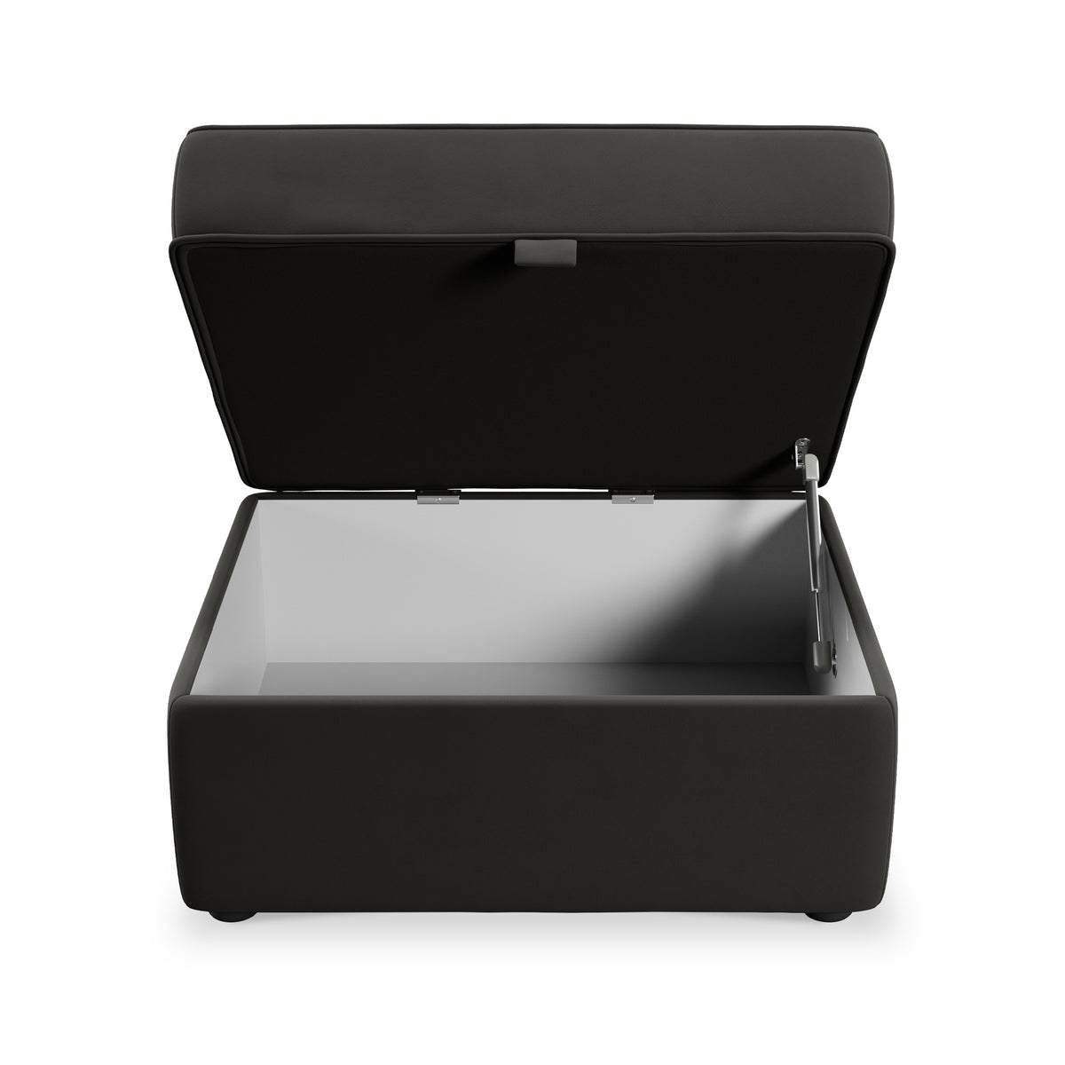 Edison Storage Footstool Black from Roseland Furniture
