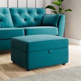 Edison Storage Footstool Mallard from Roseland Furniture