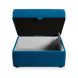 Edison Storage Footstool Marine from Roseland Furniture