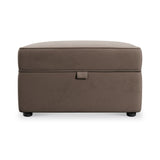 Edison Storage Footstool Mole from Roseland Furniture