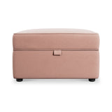 Edison Storage Footstool Blush Pink from Roseland Furniture