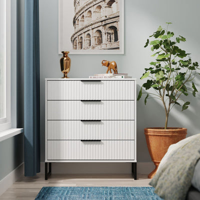 Callo Fluted 4 Drawer Chest