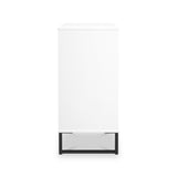 Callo Fluted 4 Drawer Chest of Drawers Matt White from Roseland Furniture