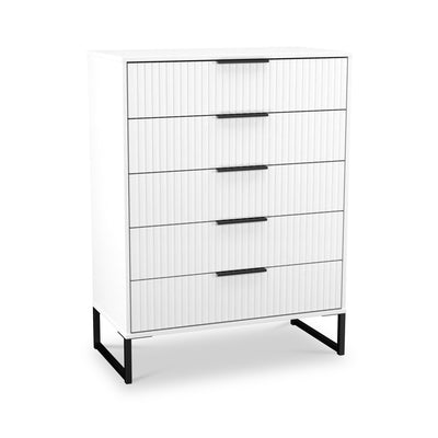 Callo Fluted 5 Drawer Chest