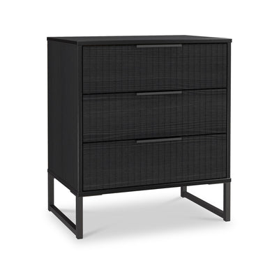 Callo Fluted 3 Drawer Chest