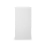 Callo Fluted 4 Drawer Dressing Table Matt White from Roseland Furniture