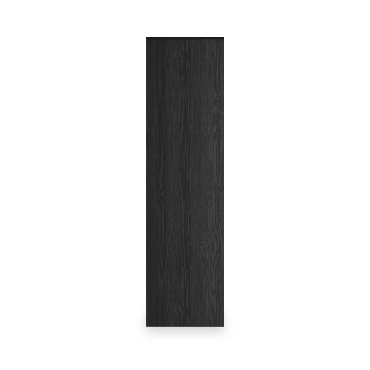 Callo Fluted Full Hanging Wardrobe Matt Black from Roseland Furniture