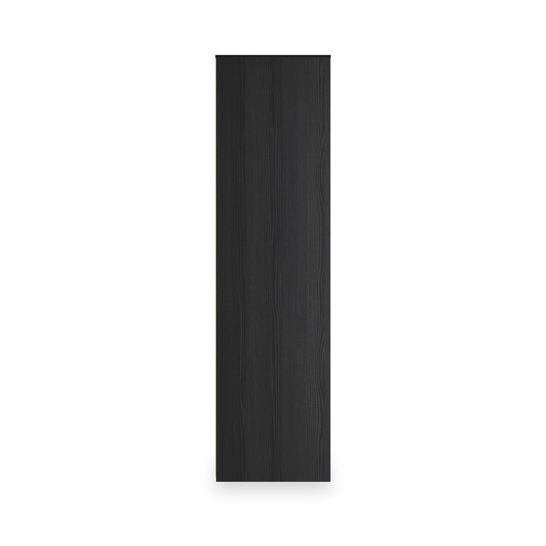 Callo Fluted Full Hanging Wardrobe Matt Black from Roseland Furniture