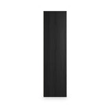 Callo Fluted Double Wardrobe With 2 Drawers Matt Black from Roseland Furniture