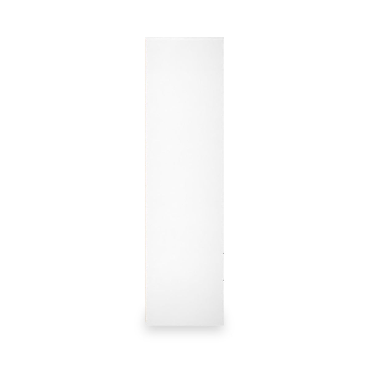 Callo Fluted Double Wardrobe With 2 Drawers Matt White from Roseland Furniture