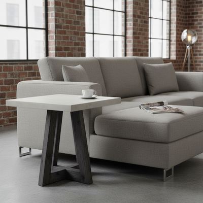 Saltaire Grey Side Table