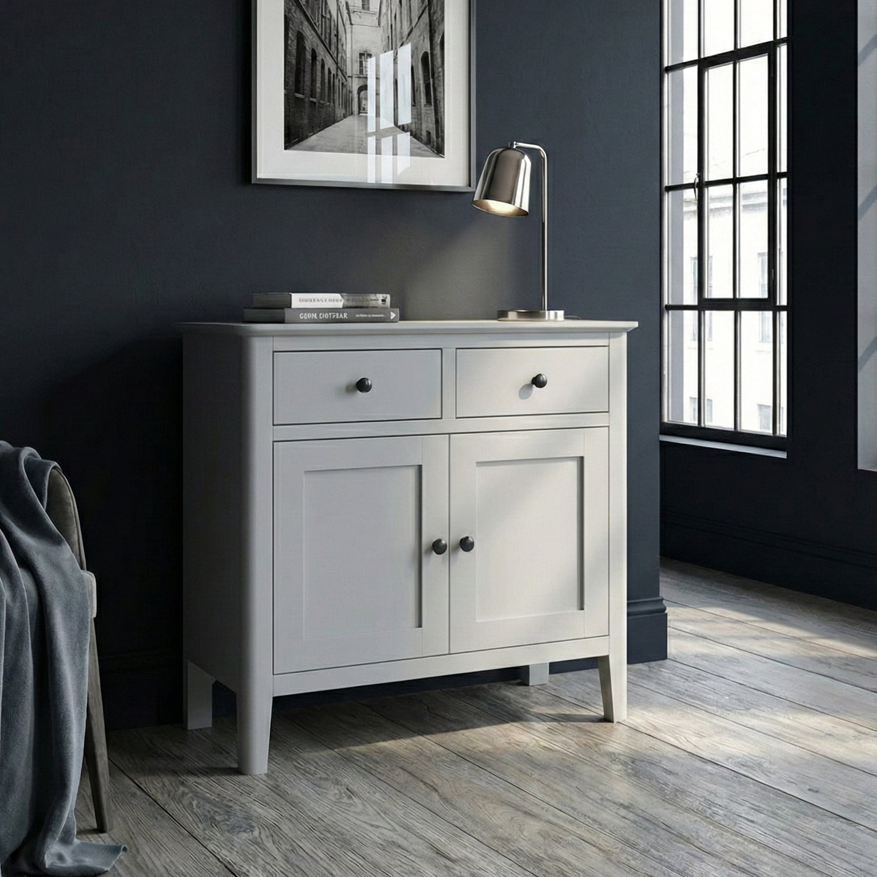 Elgin Grey SIdeboard Cabinet from Roseland Furniture