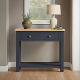 Farrow Charcoal Console Table from Roseland Furniture