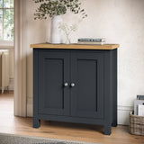 Farrow Charcoal Cupboard from Roseland Furniture - Lifestyle Shot
