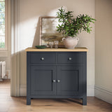 Farrow Charcoal 2 Door Small Sideboard for Living Room