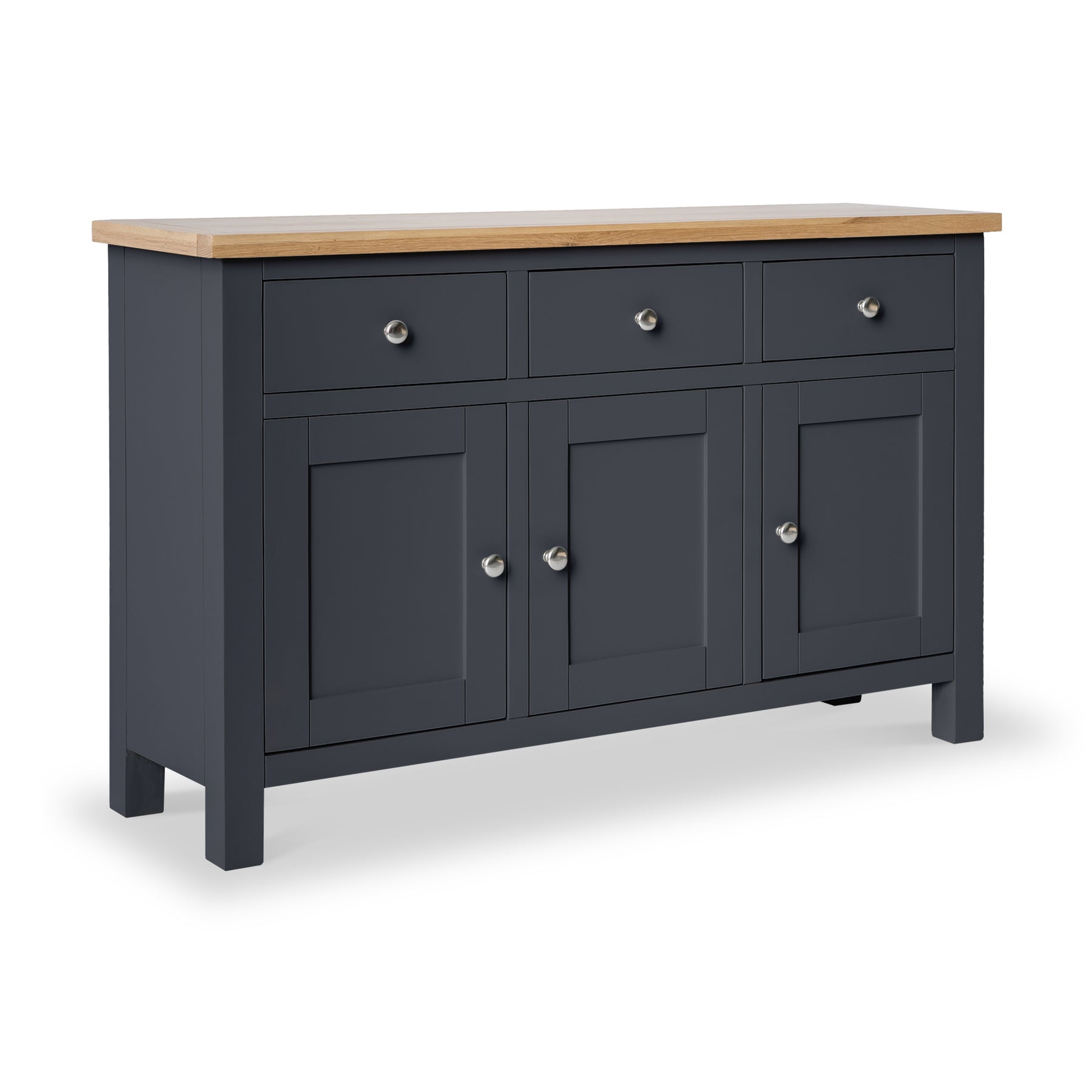 Farrow Charcoal Large Sideboard Cabinet by Roseland Furniture