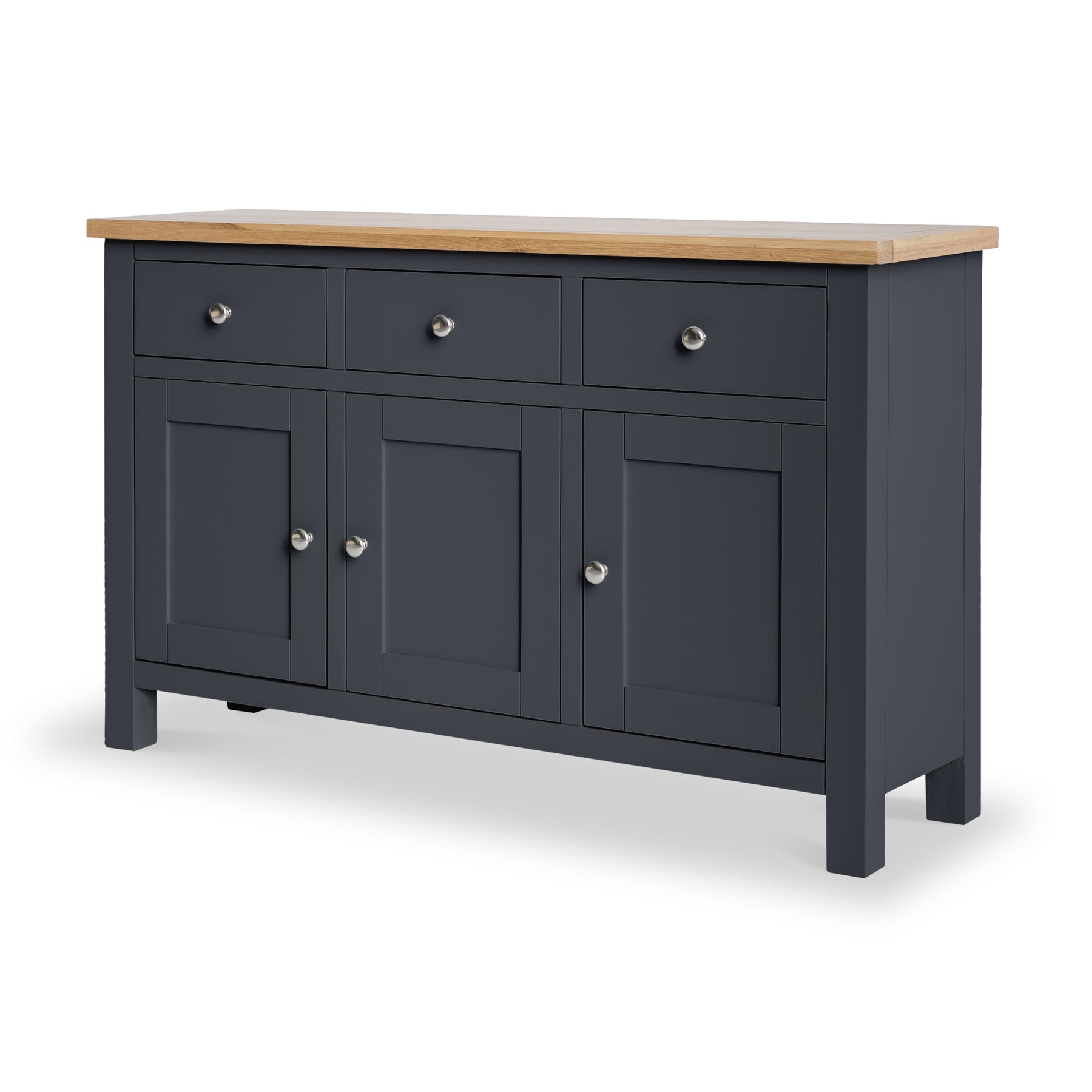 Farrow Charcoal Large Sideboard Cabinet by Roseland Furniture