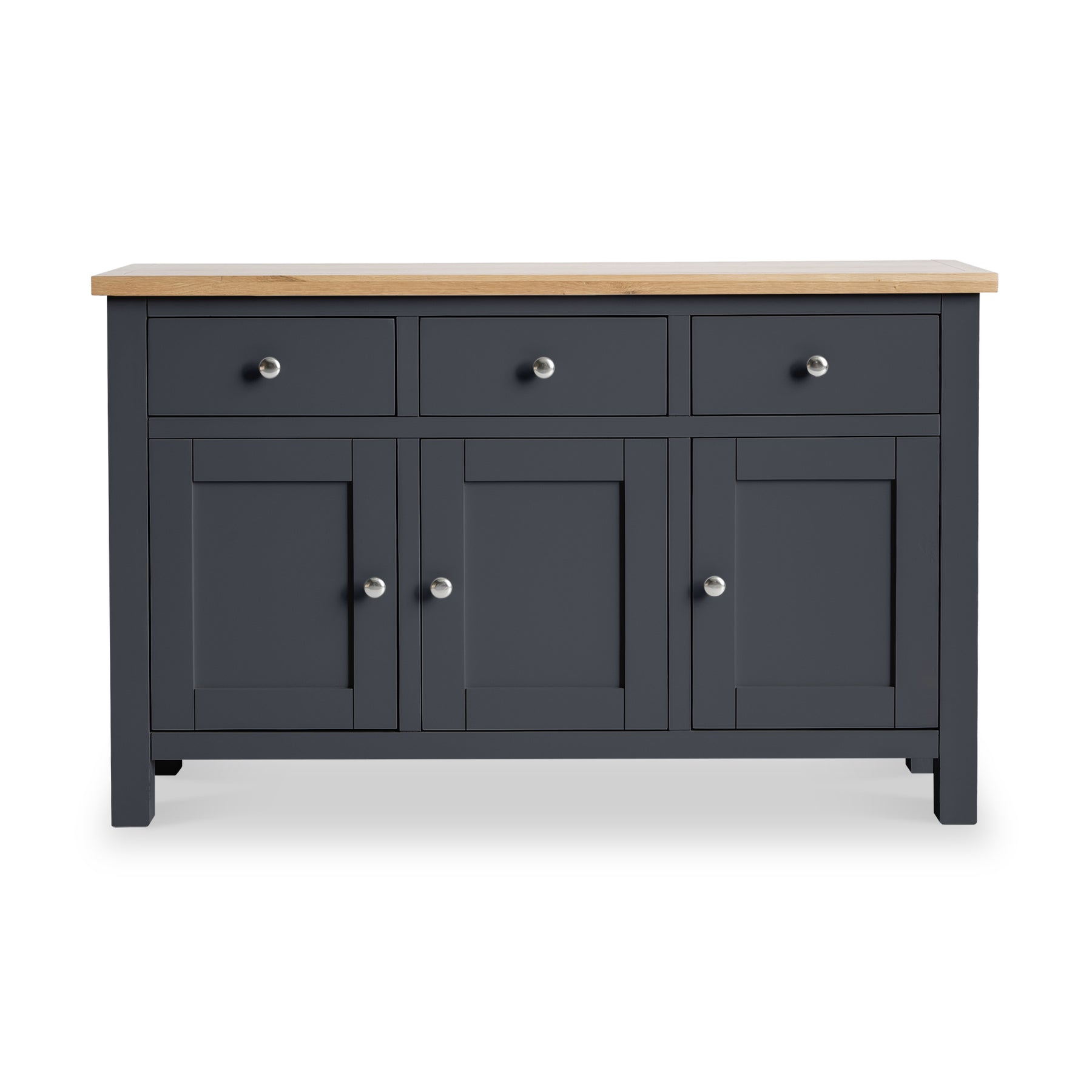Farrow Charcoal Large Sideboard Cabinet by Roseland Furniture