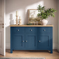 Farrow Navy Large Sideboard Cabinet by Roseland Furniture