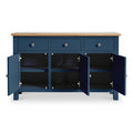 Farrow Navy Large Sideboard Cabinet by Roseland Furniture