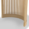 Finch Oval Slatted Dining Table from Roseland Furniture