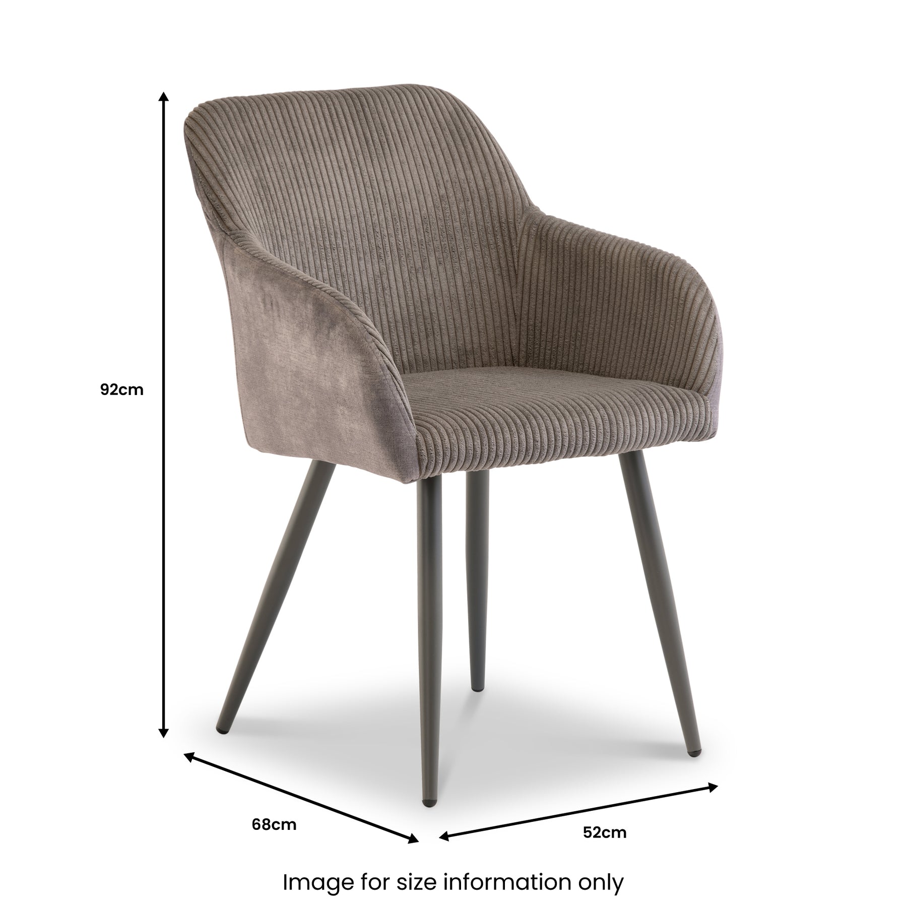 Helga-Corduroy-Dining-Chair from Roseland Furniture